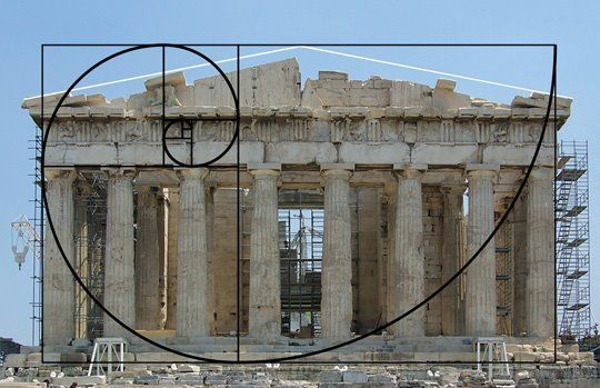 Partenon e a proporção áurea