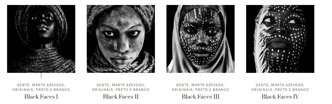 marta azevedo - black faces