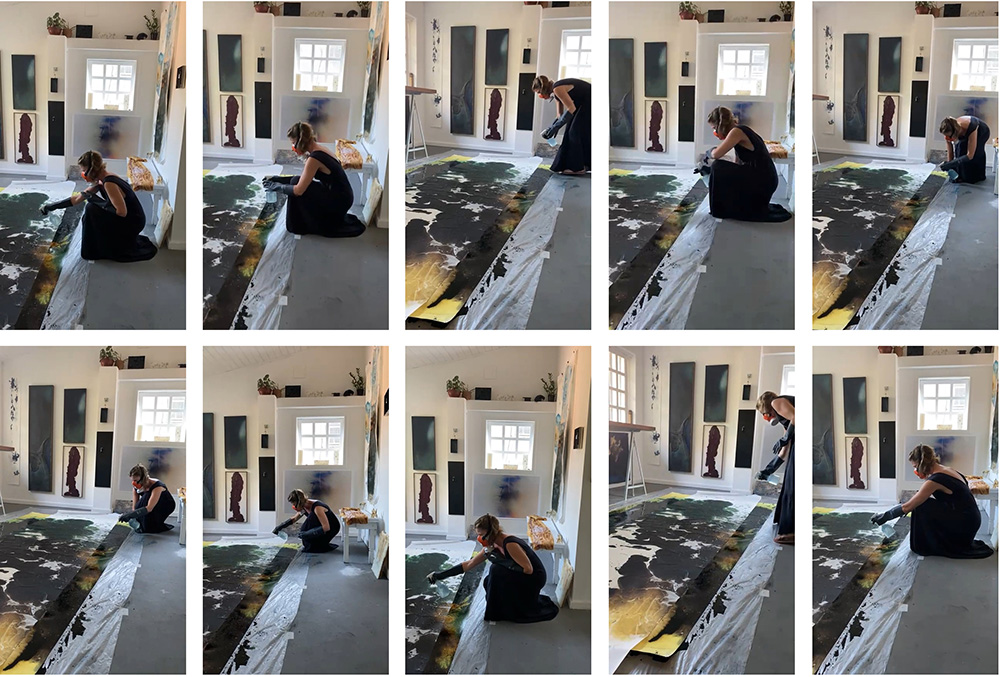 making of cyanotype